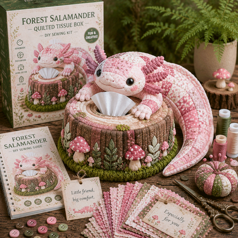 🌟 Crafty Critters DIY Tissue Box Kit – Fun Animal & Ocean Friends! 🌟