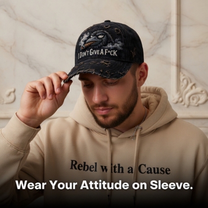 "Zero F*cks Given Raven Cap" 🦅🖕