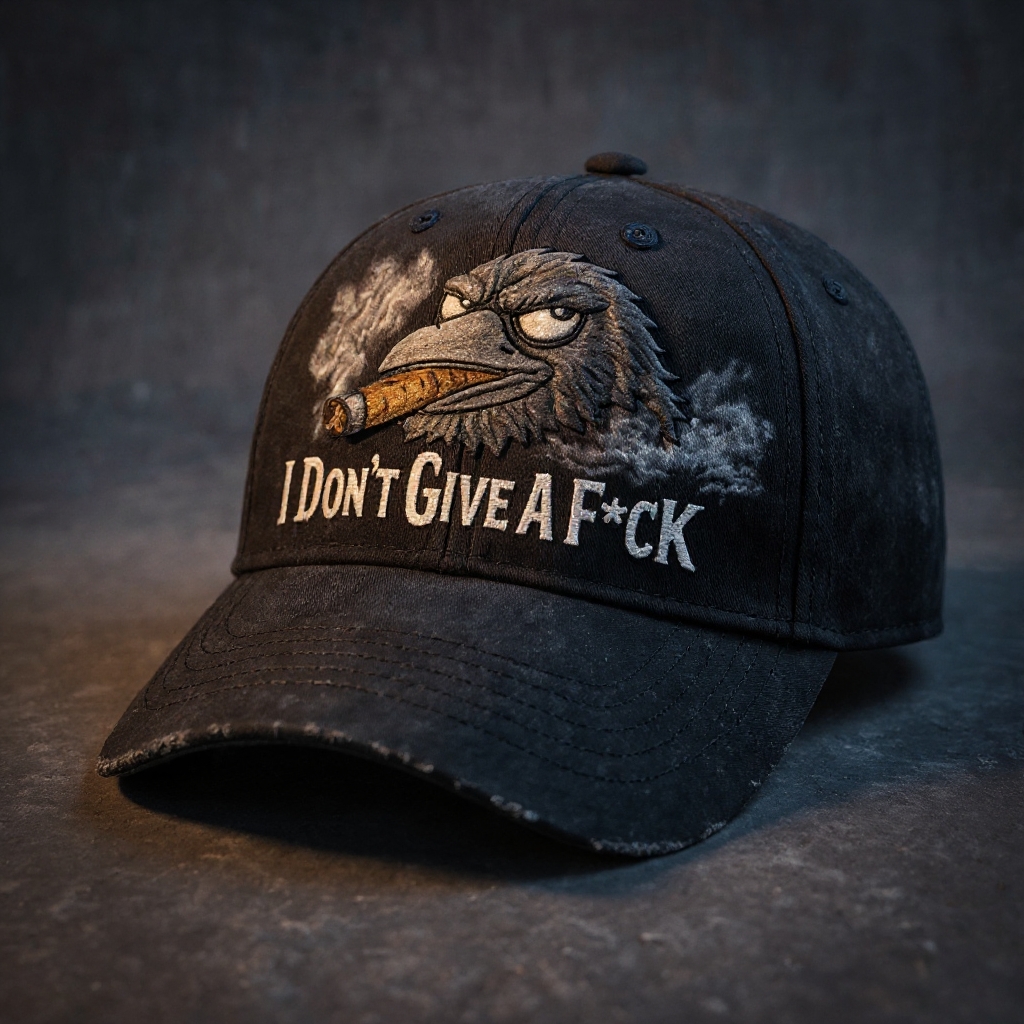 "Zero F*cks Given Raven Cap" 🦅🖕
