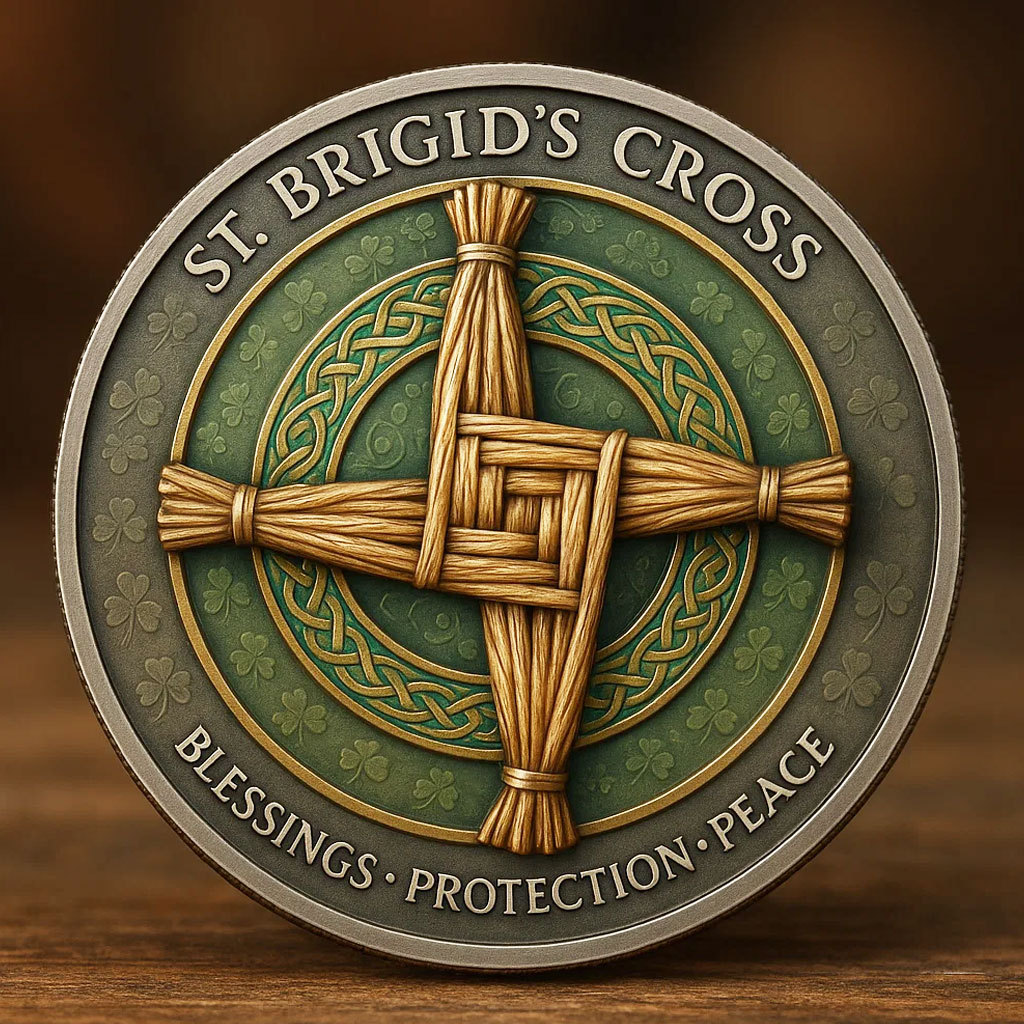 St. Patrick’s Celebration Coin – Blessings & Good Luck
