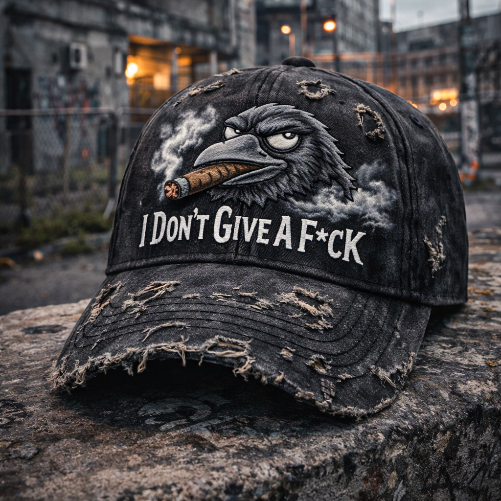 "Zero F*cks Given Raven Cap" 🦅🖕