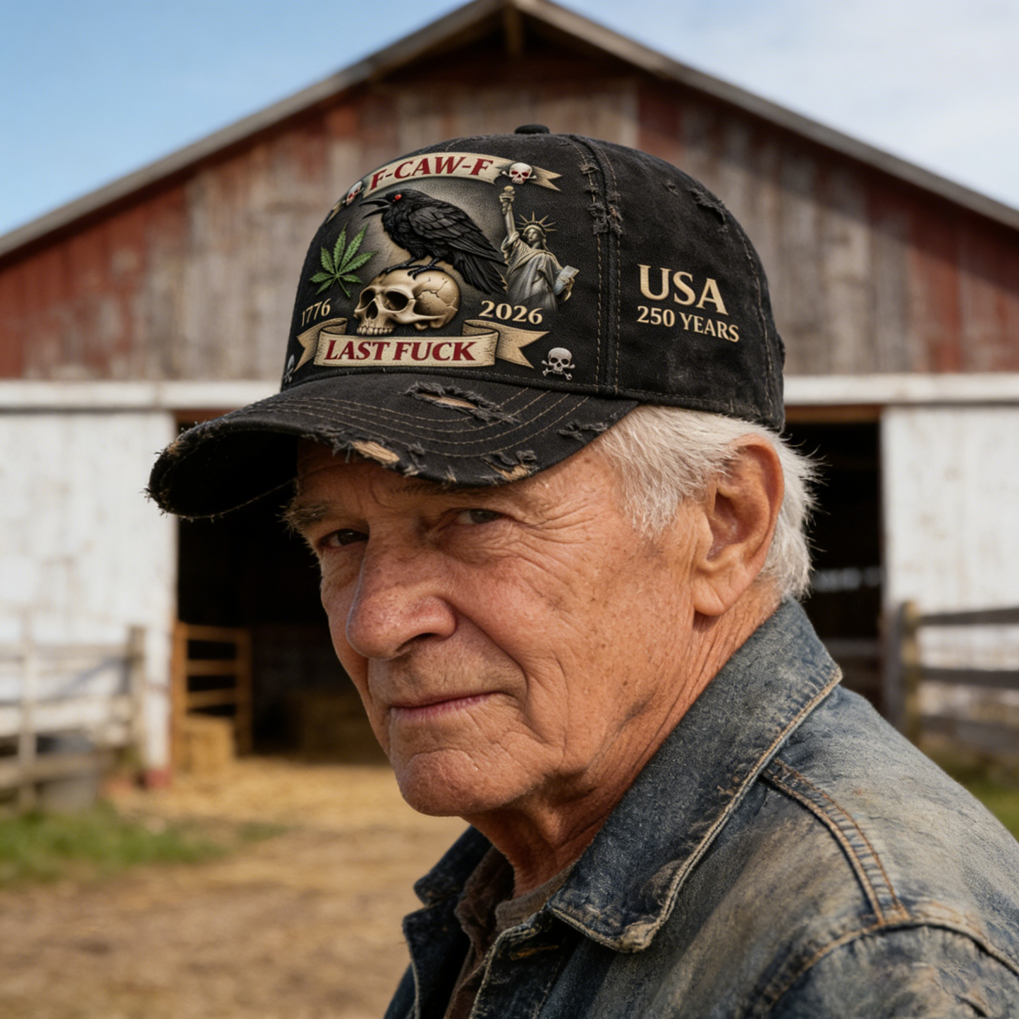 “U.S. 250th Anniversary Liberty Skull Cap 🎉💀”