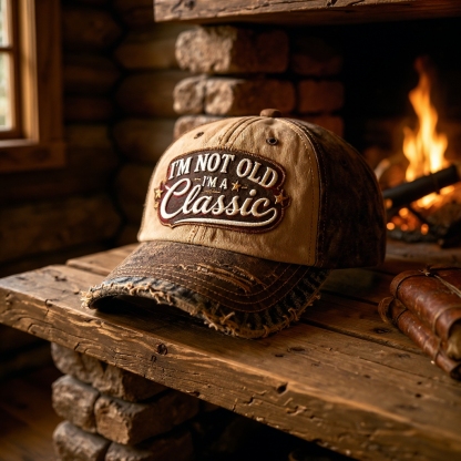 “Not Old, Just A Timeless Classic” Hat 🧢🎩
