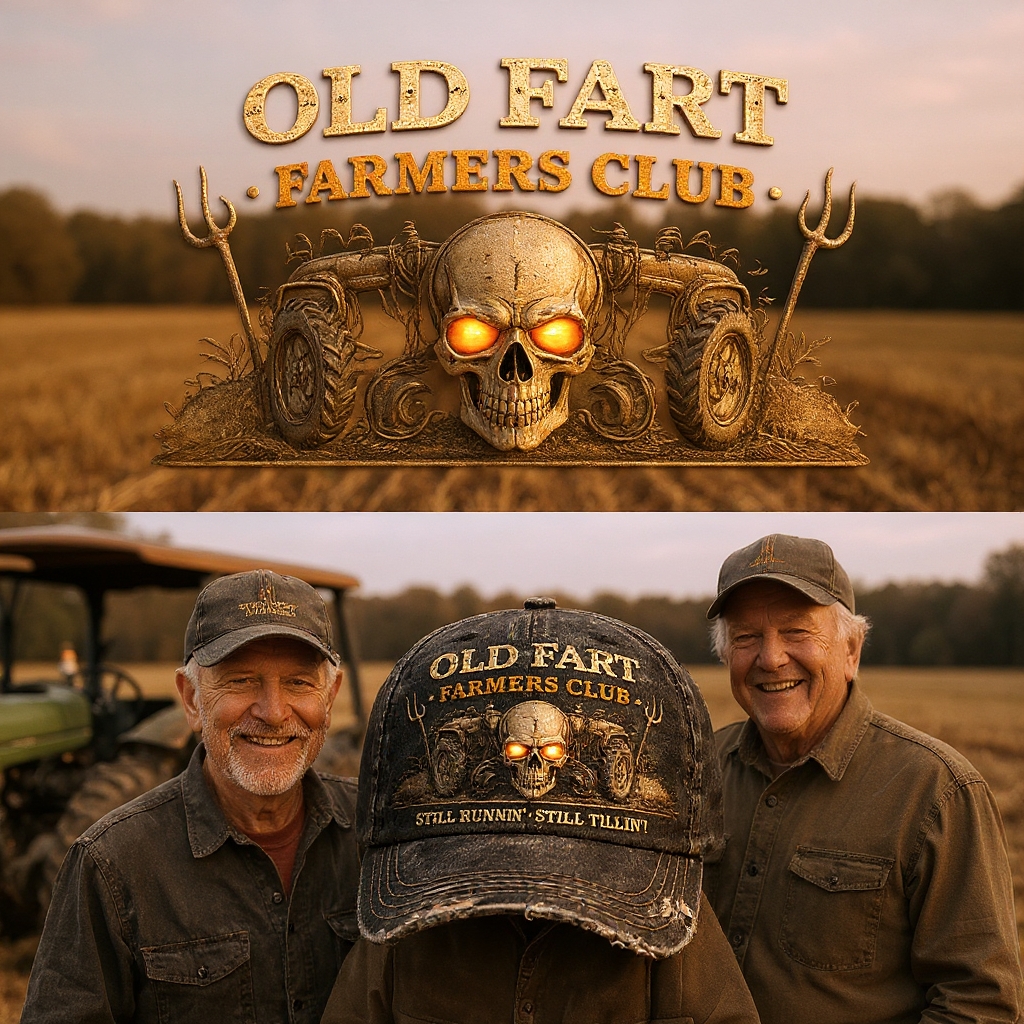 OLD FART FARMERS CLUB CAP – STILL RUNNIN' STILL TILLIN'! 🧑‍🌾💀
