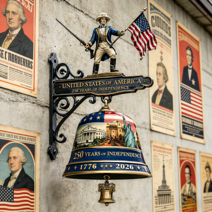 "Washington's Triumph Bell: 250 Years of Freedom" 🇺🇸🔔