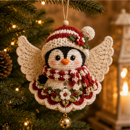 🔥49% Off Last Day🔥BUY 3 GET 1 FREE🔥DIY Christmas Angel Crochet Ornament Kit – Handmade Holiday Tree Decoration