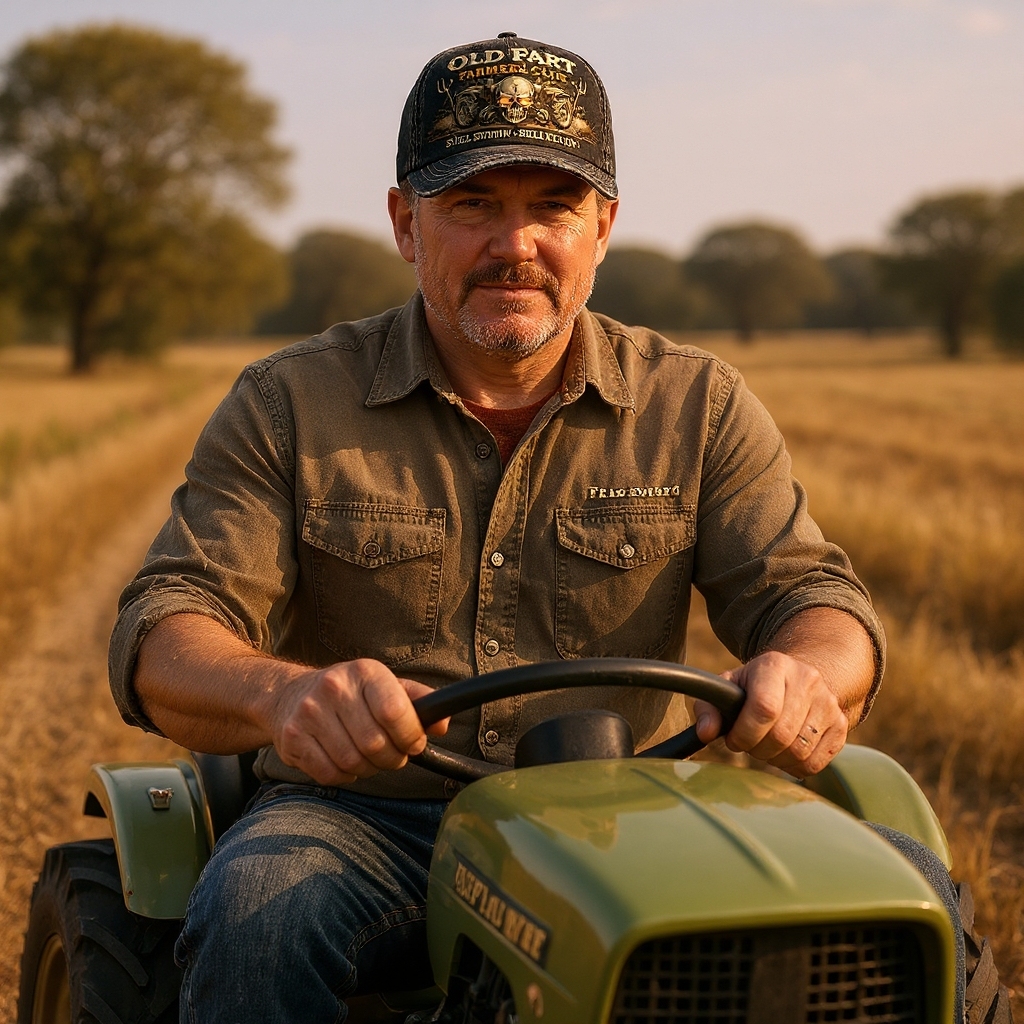 OLD FART FARMERS CLUB CAP – STILL RUNNIN' STILL TILLIN'! 🧑‍🌾💀