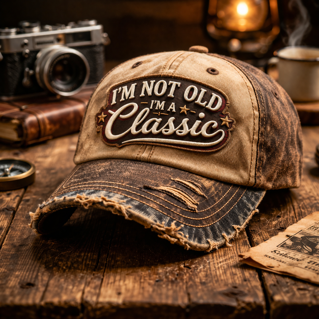 “Not Old, Just A Timeless Classic” Hat 🧢🎩