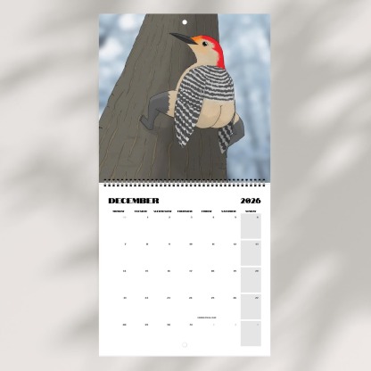 📅Extremely Accurate Birds 2026 Wall Calendar, Gag Gifts for the Bird Love, Secret Santa