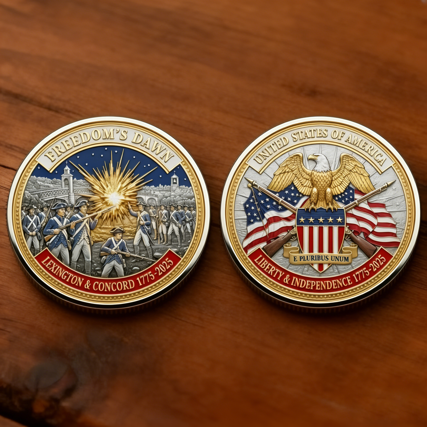 🪙1775 Lexington & Concord 250th Anniversary Commemorative Coin