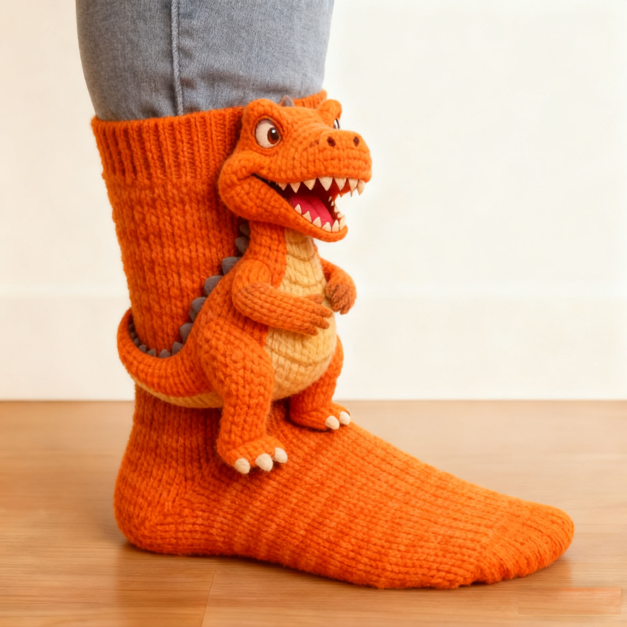 🔥HOT SALE🦖2026 New 3D Dinosaur Socks🧦