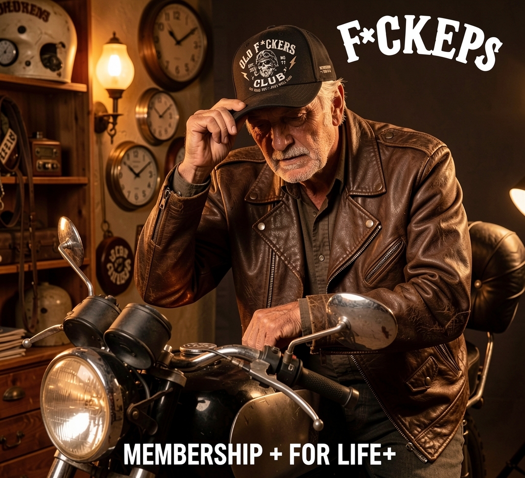 Old F*ckers Club Lifetime Member Cap 🦸‍♂️🍻