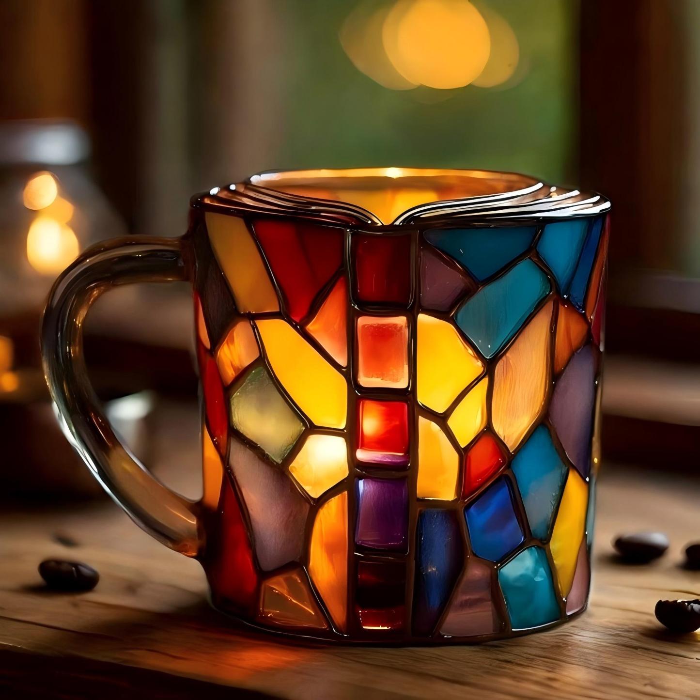 🌅Mosaic Light MugTM — Hold a Handcrafted Rainbow in Your Hands