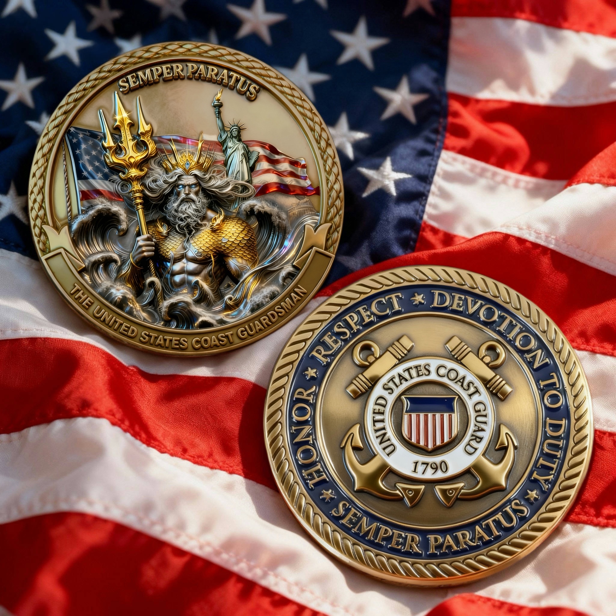 🏆Flash Sale 60% OFF - 🚤 U.S. Coast Guard Commemorative Coin ⚓🪙