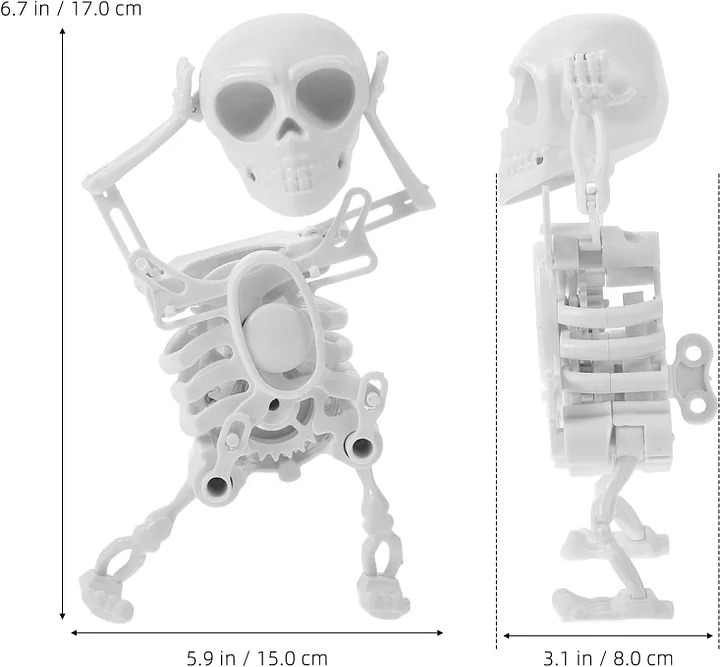 Skeleton Toy 3D Dancing Skull