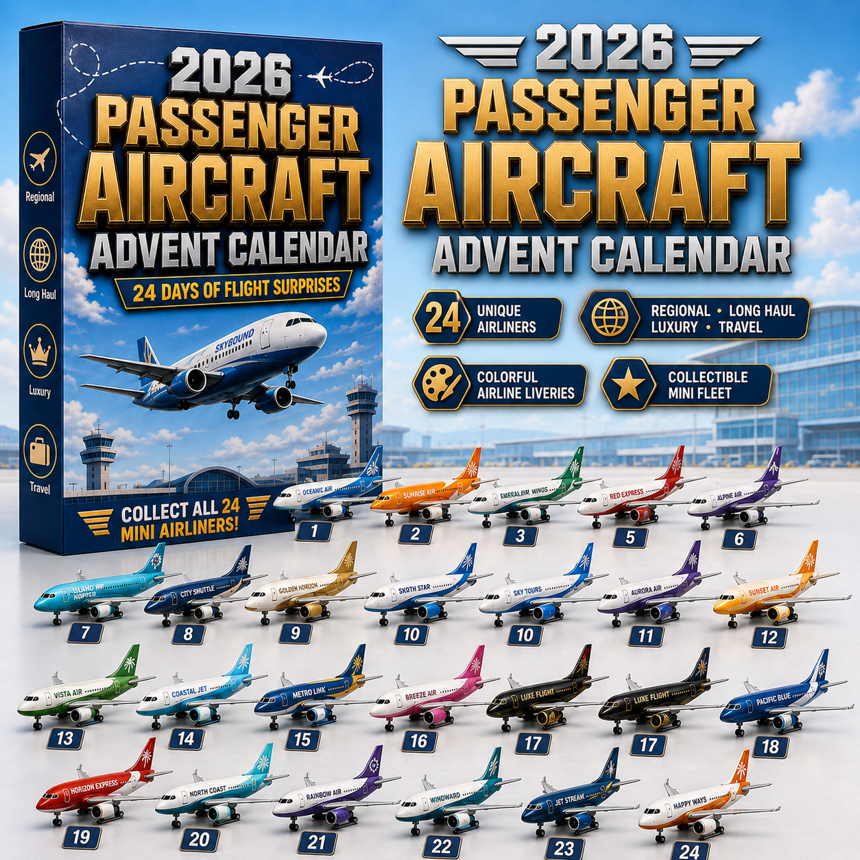 ✈️ 2026 Aviation Legends™ Advent Calendar