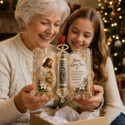 🔥49% Off Last Day🔥BUY 3 GET 1 FREE🔥Christian Cash Gift Christmas Ornament – Faith-Inspired Money Holder Keepsake