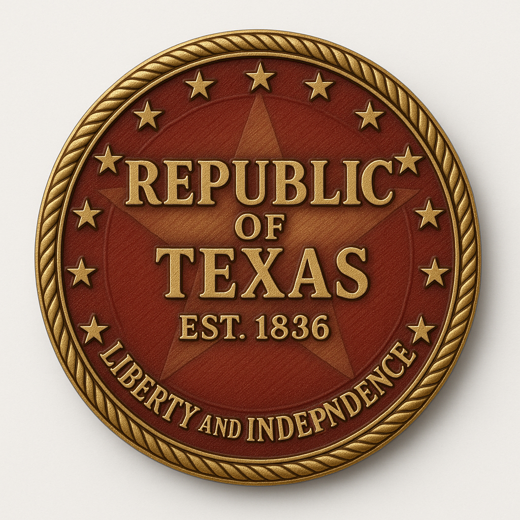 Republic of Texas Commemorative Challenge Coin 🪙⭐