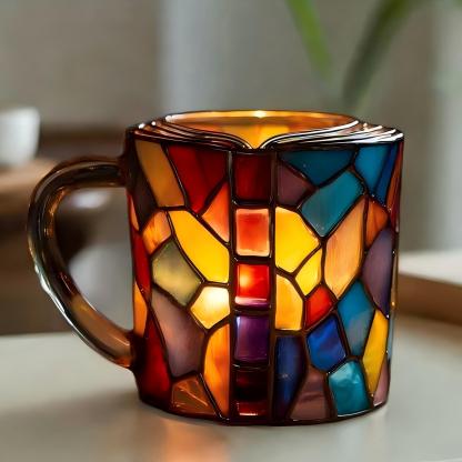 🌅Mosaic Light MugTM — Hold a Handcrafted Rainbow in Your Hands