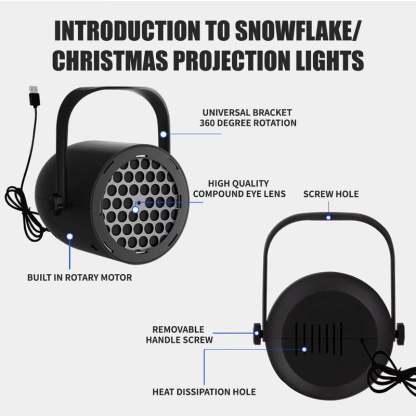 🎄🔌LED Christmas Projection Lamp