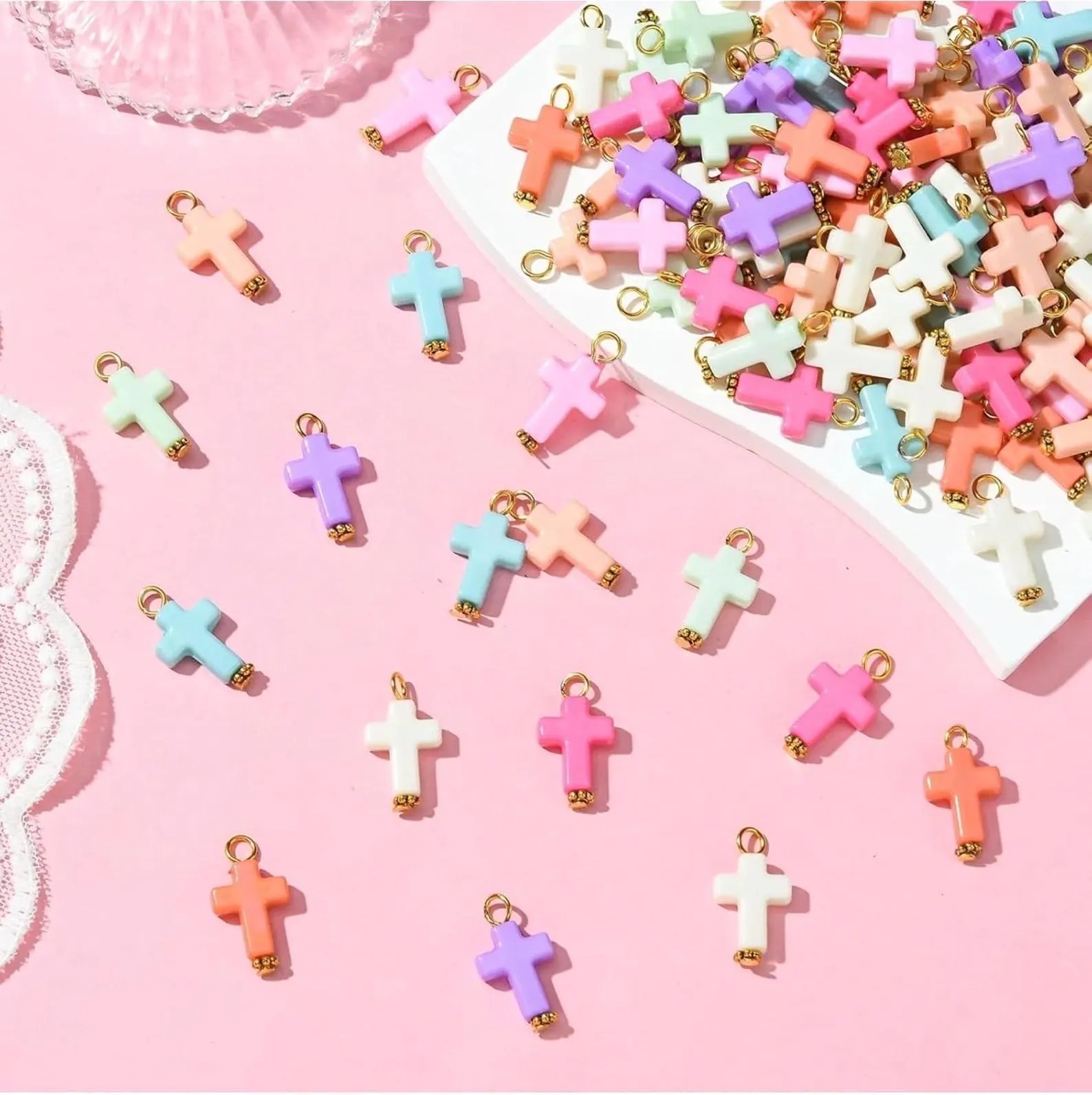 🙏Faith Based, Encouraging Pocket Hug Cross Keychain Gifts; Great for Easter