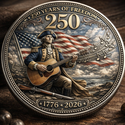 🔥LAST DAY 39% OFF-250th Anniversary Commemorative Coin" 🎸🗽
