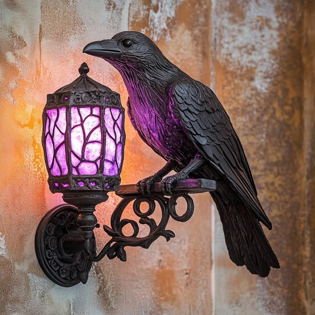 "Mystic Raven Lantern" 🦅💡