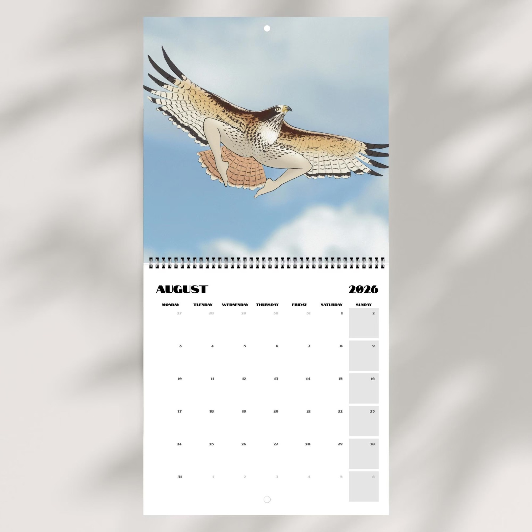 📅Extremely Accurate Birds 2026 Wall Calendar, Gag Gifts for the Bird Love, Secret Santa