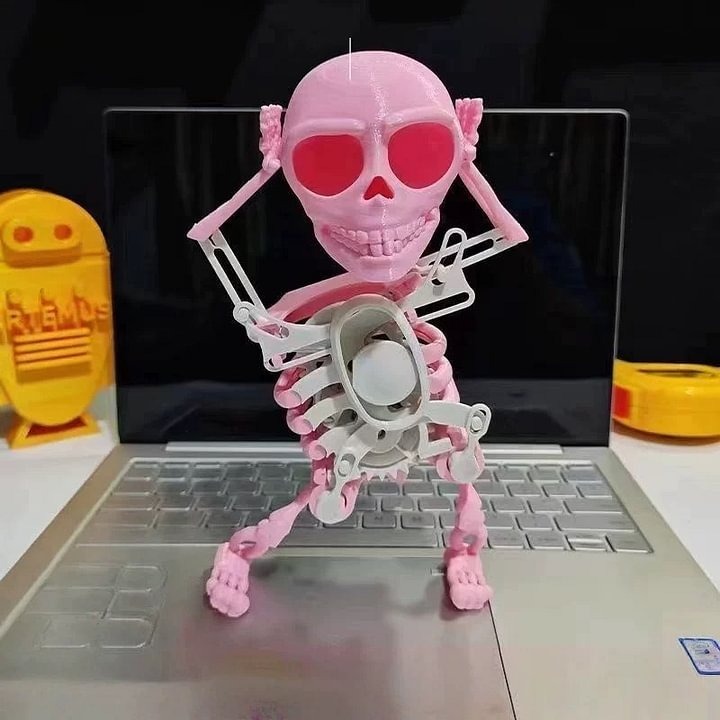 Skeleton Toy 3D Dancing Skull