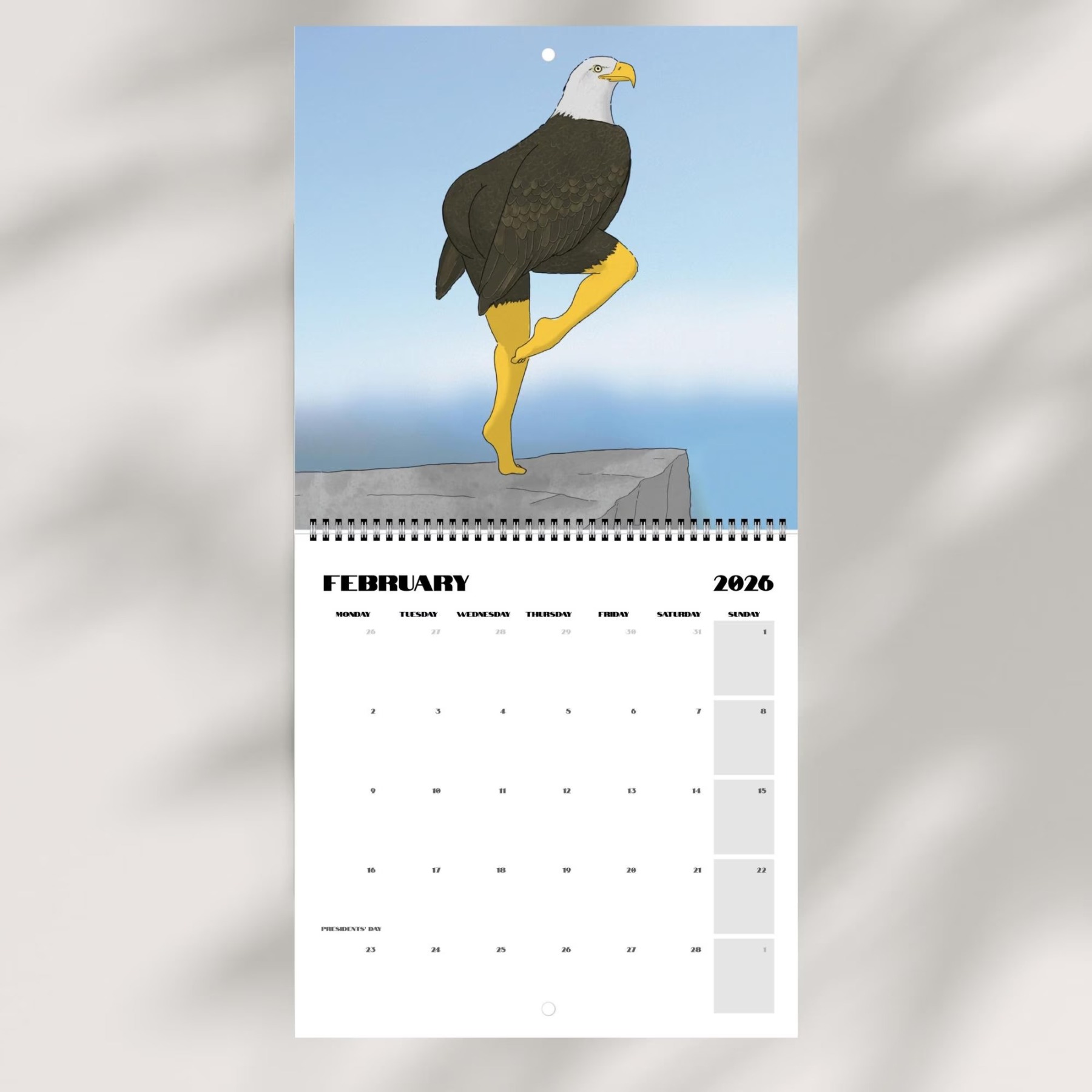 📅Extremely Accurate Birds 2026 Wall Calendar, Gag Gifts for the Bird Love, Secret Santa