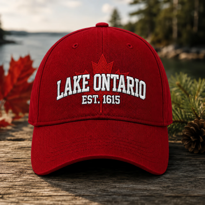 🔥49% Off Last Day -🇨🇦🍁Lake Ontario Forever Heritage Embroidered Cap