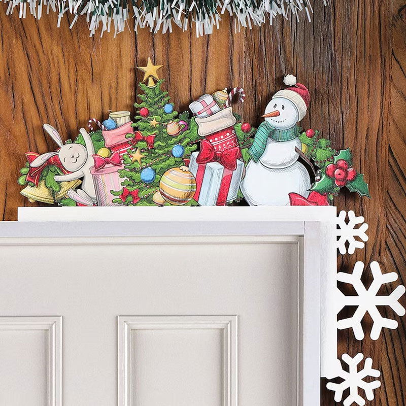 Snowman Door Corner Decor