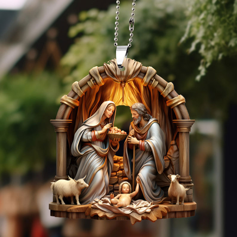 Christmas Nativity Scene Ornaments