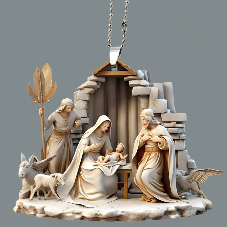 Christmas Nativity Scene Ornaments