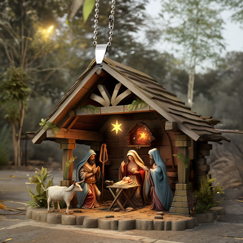 Christmas Nativity Scene Ornaments