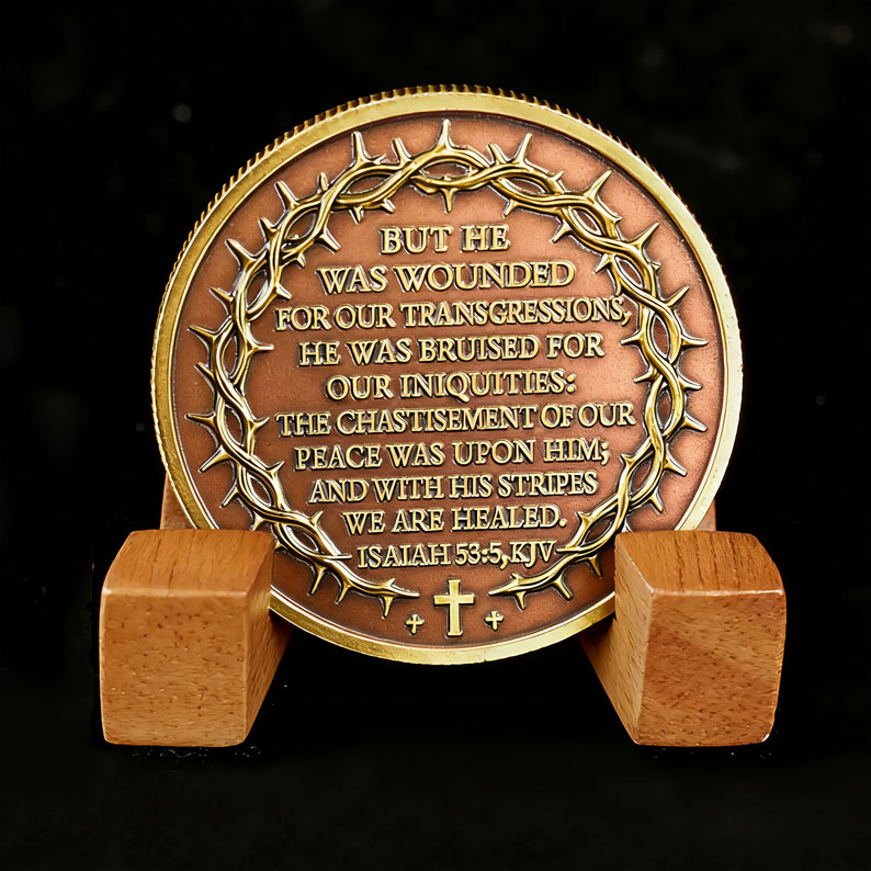 Isaiah 53:5 Christian Token