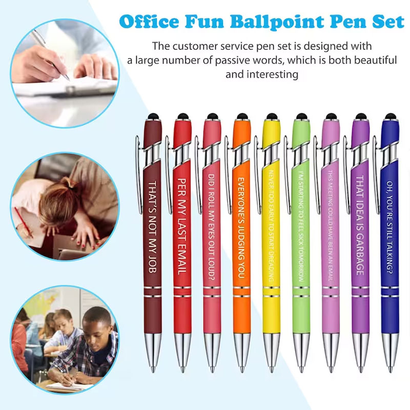 Funny Daily Pen Set of 10
