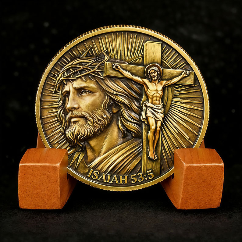 Isaiah 53:5 Christian Token