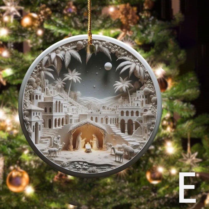 Unique Nativity Scene Ornament