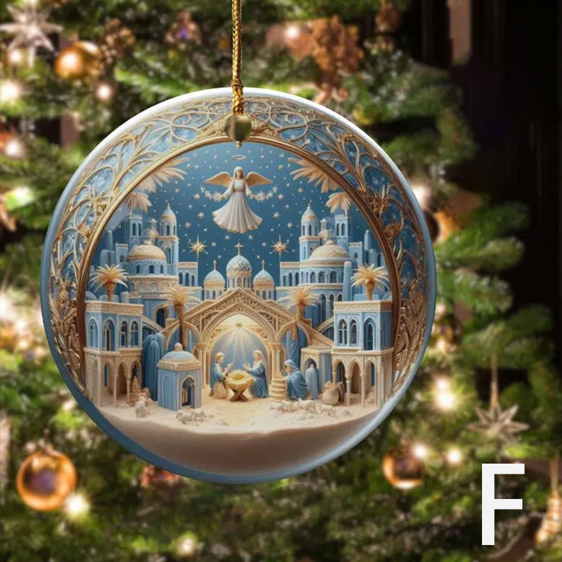 Unique Nativity Scene Ornament