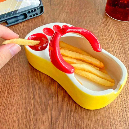 Funny Slipper Snack Tray