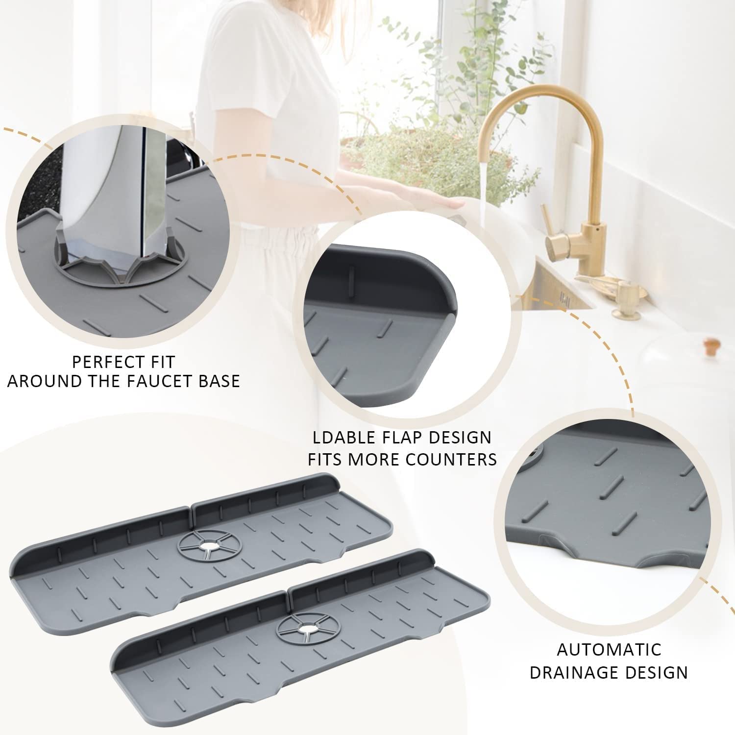Silicone Faucet Handle Drip Catcher Mat (BUY 3 GET FREE SHIPPING)