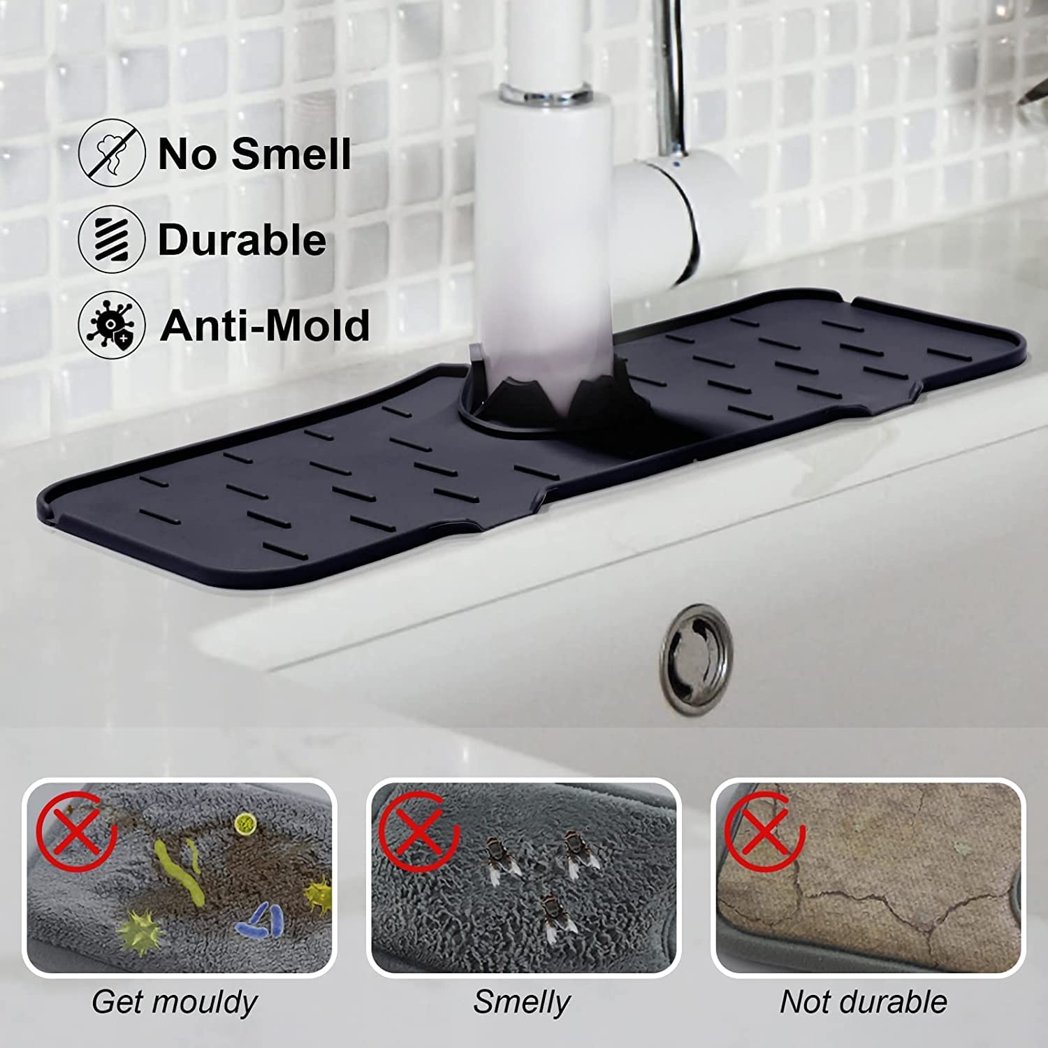 Silicone Faucet Handle Drip Catcher Mat (BUY 3 GET FREE SHIPPING)