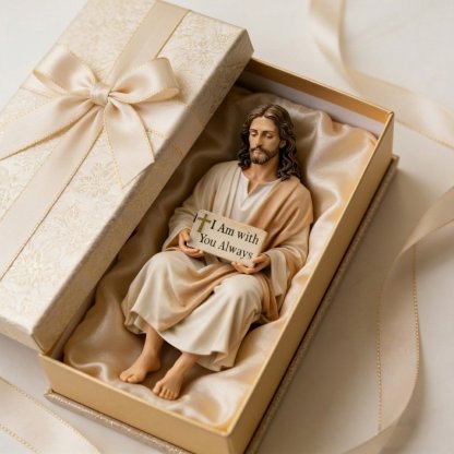 ✨Hand-Painted Ceramic Jesus Figurine✝️Serene Desk Companion🙏