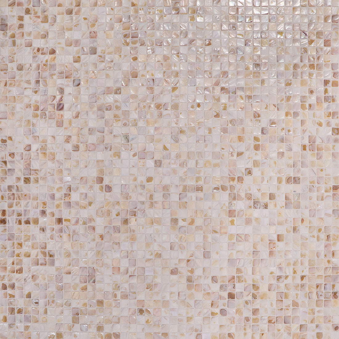 Beige mix micro square mother of pearl mosaic tile texture