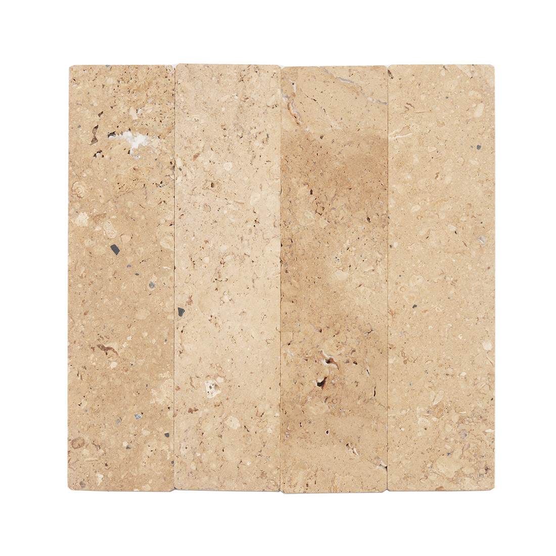 Beige Rectangle Limestone Narrow Tile for Wall and Floor