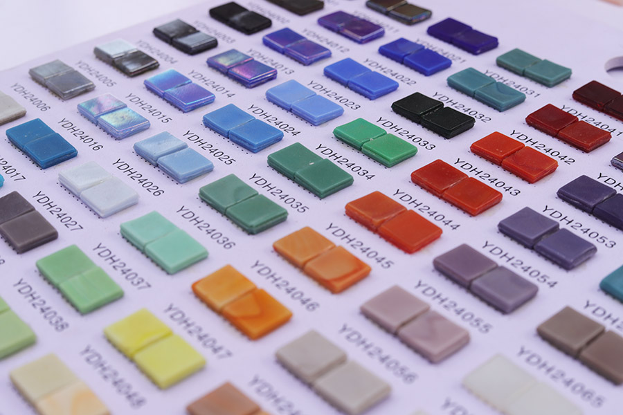 Colorful Mosaic Tile Sample Board