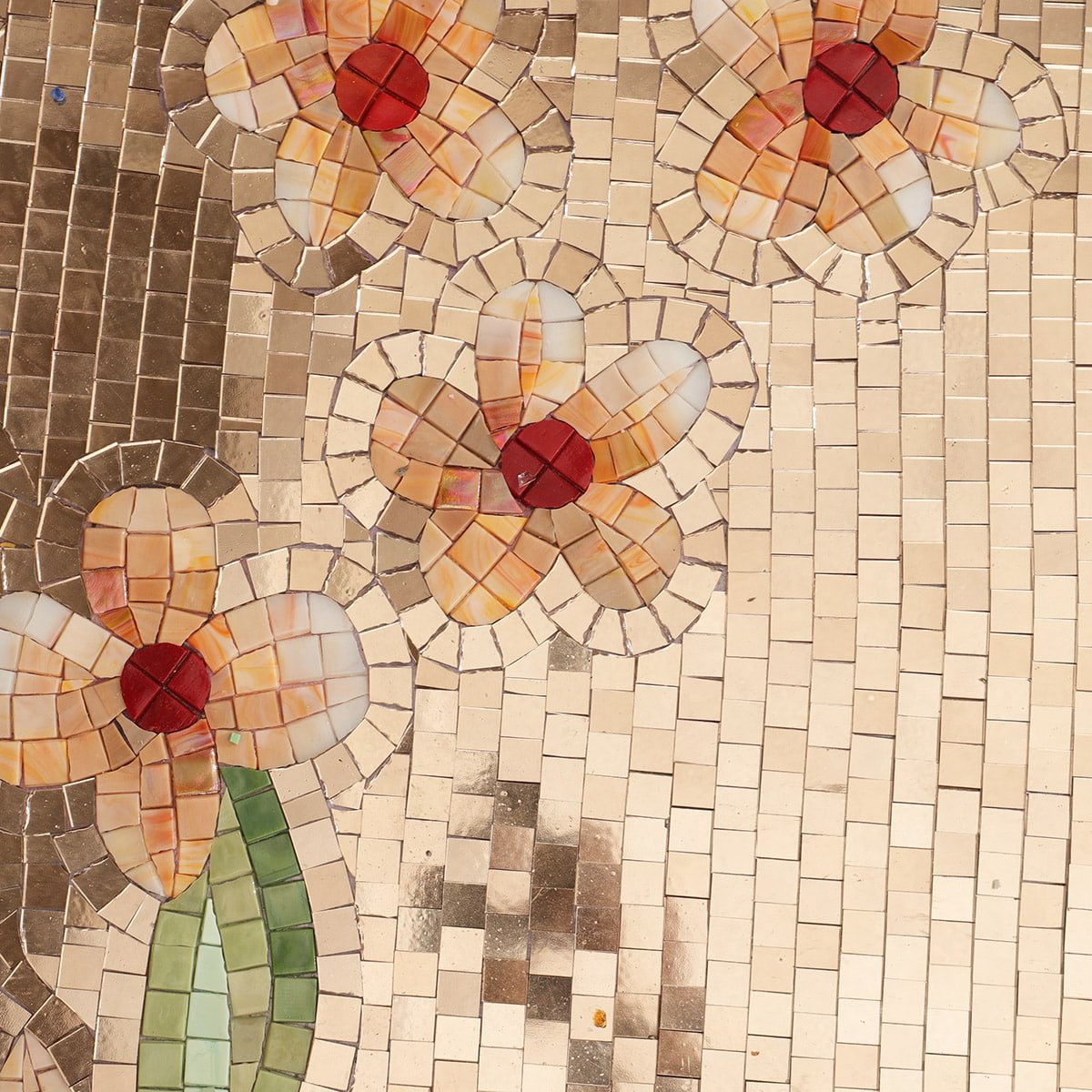 Handmade Flower Petals Mosaic Mural – Luxury Floral Wall Art for Interior Feature Walls-Woos Tiles