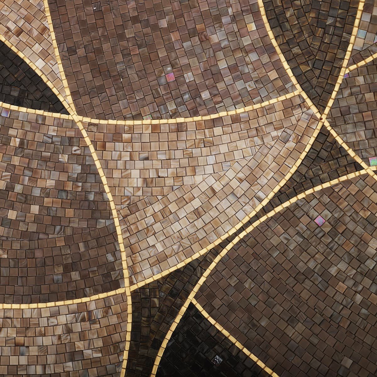 Luxury glass mosaic tile artwork for walls and interiors