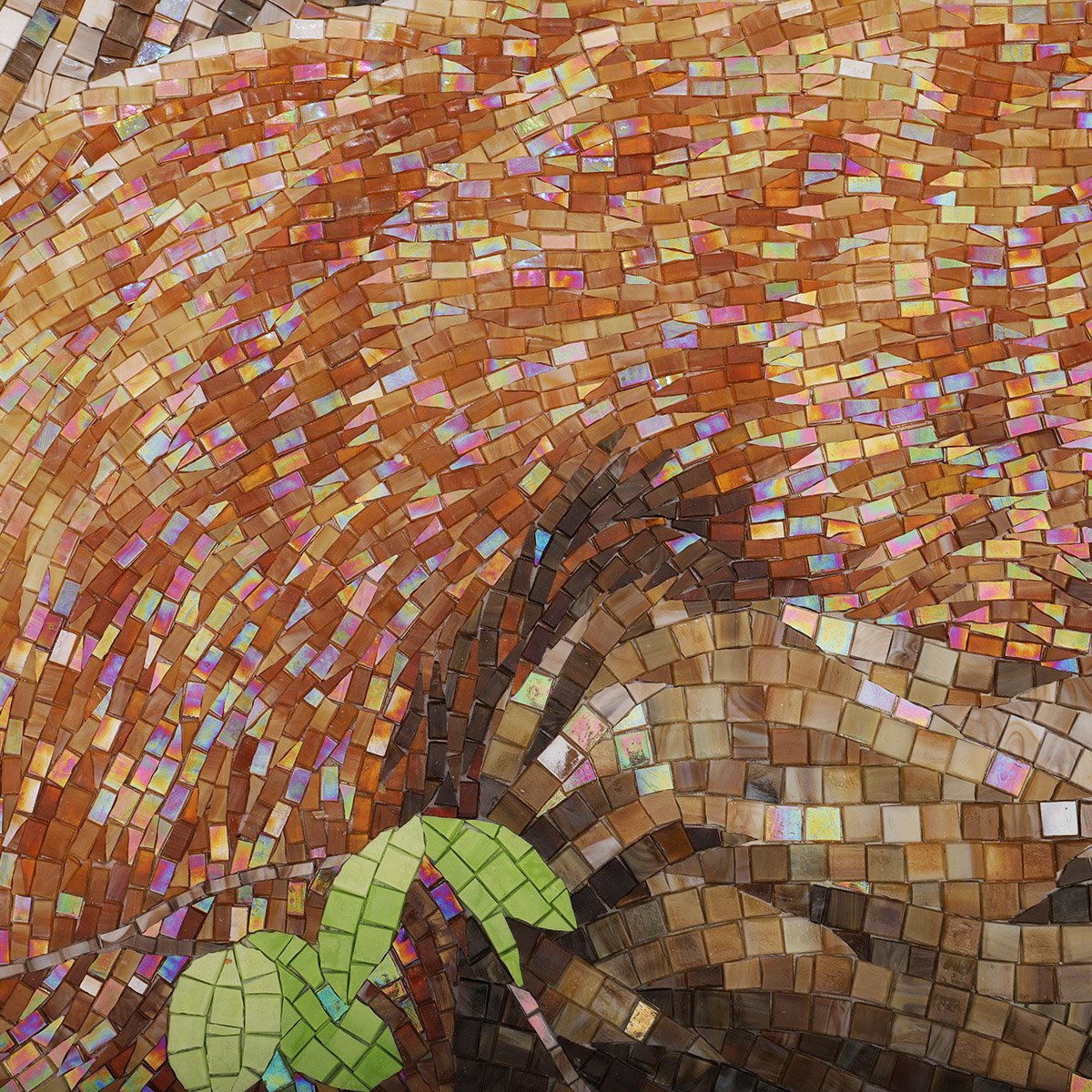 Handmade Cougar Mosaic Mural – Artisan Wildlife Wall Art for Home Décor-Woos Tiles